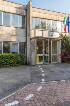 External view of school Stock Photos