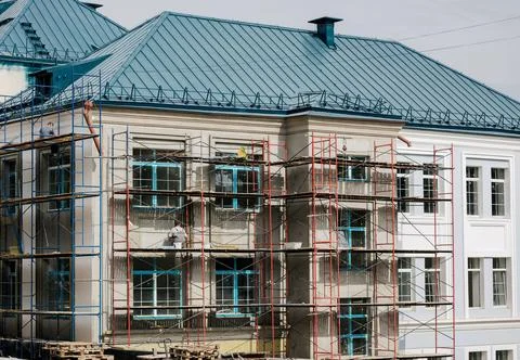 External wall insulation Stock Photos