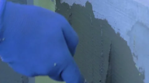 External wall insulation system EWIS Stock Footage 306980969