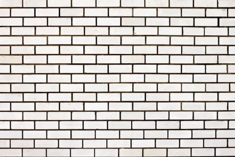 External white brick wall background Stock Photos