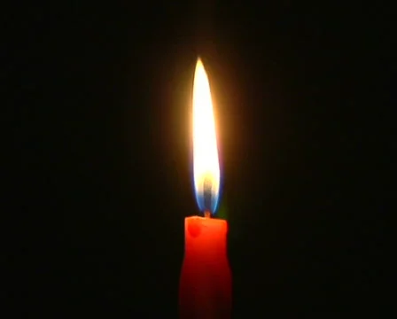 Extinct candle Stock Footage 493442