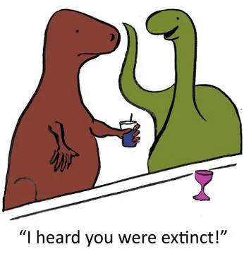 Extinct Stock Illustration