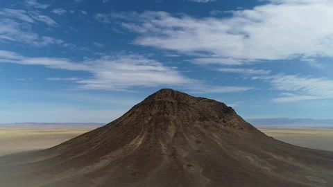 Extinct volcano in Mongolia Stock Footage 218801894