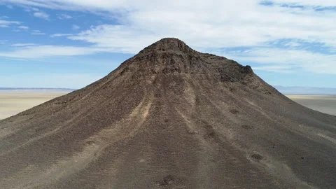 Extinct volcano in Mongolia Stock Footage 218810414