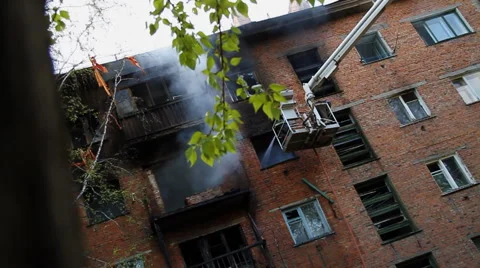 Extinguish Fire Stock Footage 5089151