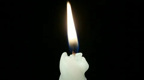 Extinguished candle Stock Footage 604681