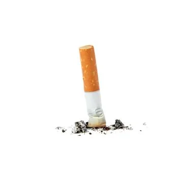 Extinguished cigarette. Stock Photos
