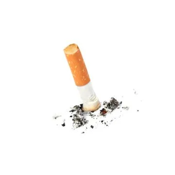 Extinguished cigarette Stock Photos