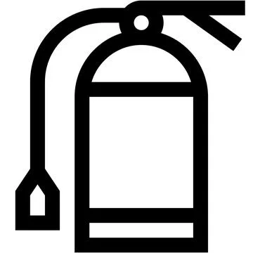Extinguisher Vector Icon Design Illustration Illustrazione stock