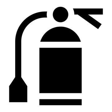 Extinguisher Vector Icon Design Illustration Stock Illustration