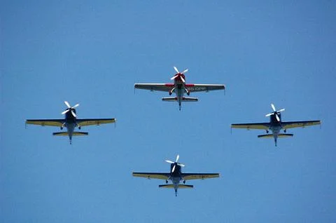 Extra 3000 strike formation Stock Photos