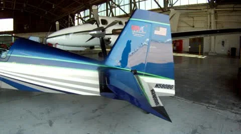 Extra Aerobatic Airplane Stock Footage 20640718