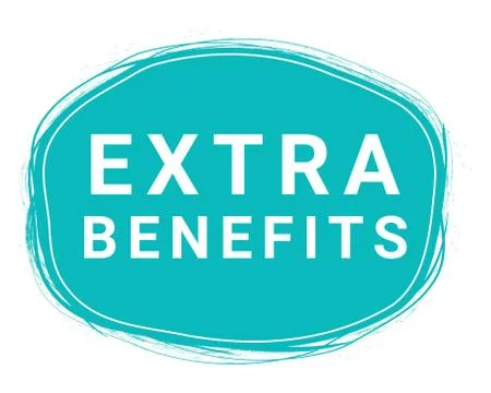 Extra Benefits, Speech Bubble Banner, Element Design Template, App Icon, Vector Stock Illustration