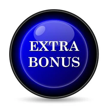 Extra bonus icon. internet button on white background.. 스톡 일러스트