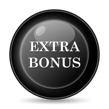 Extra bonus icon. internet button on white background.. 스톡 일러스트