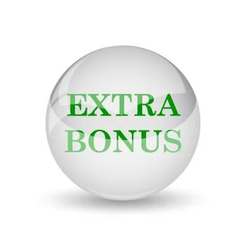 Extra bonus icon. Internet button on white background.. 스톡 일러스트