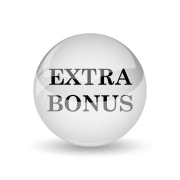 Extra bonus icon. Internet button on white background. 스톡 일러스트