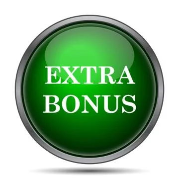 Extra bonus icon. Internet button on white background.. 스톡 일러스트