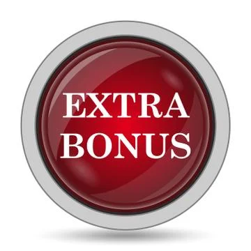 Extra bonus icon. Internet button on white background.. 스톡 일러스트