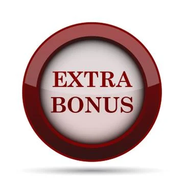 Extra bonus icon. Internet button on white background. . 스톡 일러스트