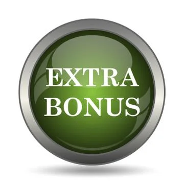 Extra bonus icon. Internet button on white background. . 스톡 일러스트