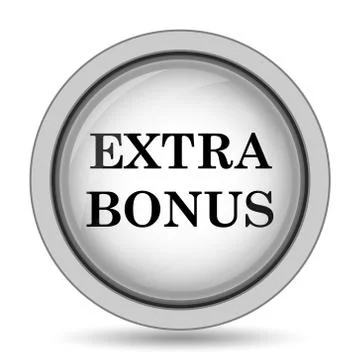 Extra bonus icon. Internet button on white background.. 스톡 일러스트