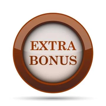Extra bonus icon. Internet button on white background. . 스톡 일러스트