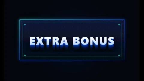 Extra bonus neon hud overlay for gaming, marketing, and promotional Stock Footage 337552870