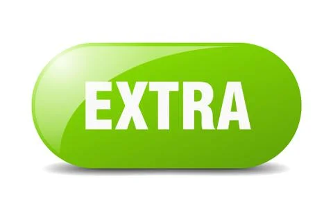 Extra button. extra sign. key. push button. 스톡 일러스트