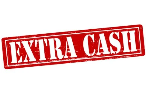 Extra cash Illustrazione stock
