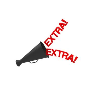 Extra extra Stock Illustration