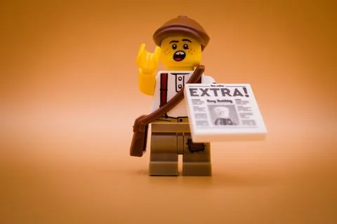 Extra, extra, read all about it! Stock Photos