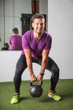 Extra heavy kettlebell Stock Photos