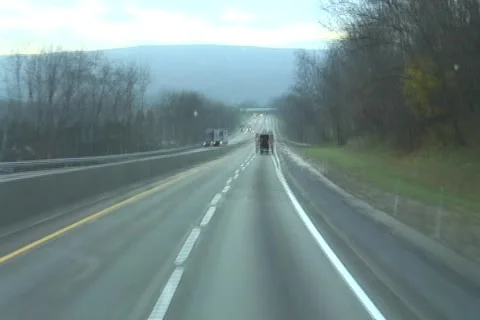 Extra High Speed On Highway Stock Footage 952437