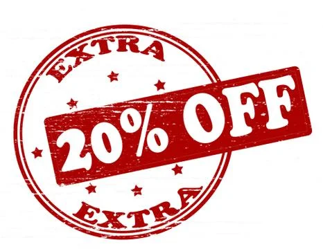 Extra off Stock Illustration