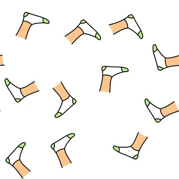 Extra low sock color icon vector isolated illustration Stock Illustration