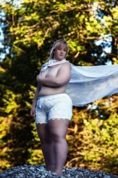 An extra portion of woman Stock Photos