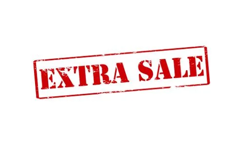 Extra sale Illustrazione stock
