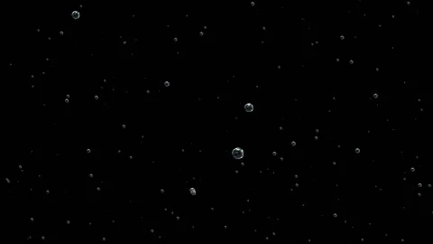 Extra Soda Bubbles Background.Bubbles of different sizes with different speeds Stock Footage 103555630