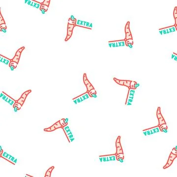 Extra spice pepper vector seamless pattern 스톡 일러스트