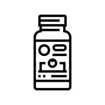 Extract blueberry line icon vector illustration Stock Illustration