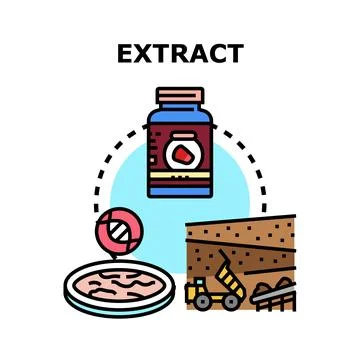 Extract concept representing pure substance producing イラスト素材