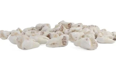 Extracted caries tooth on isolated a white background 3d illustration Stock Illustration