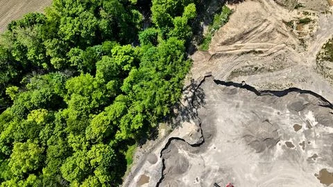 Extracting and Processing - Mine - Skaneateles, NY Foto stock