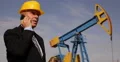 Extracting Oil Company Manager Talking Mobile Asking Production Staff Report 4k or 4k+ Resolution