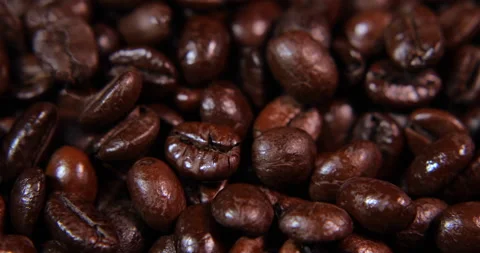 Extraction of Iced American Coffee from Coffee Bean and Coffee Powder Stock Footage 238620960