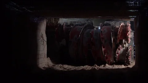 Extraction of minerals Stock Footage 78549559