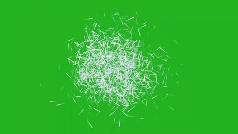 Extraction Of paper Sticks Effect from center of green backdrop Stock Footage 246662249