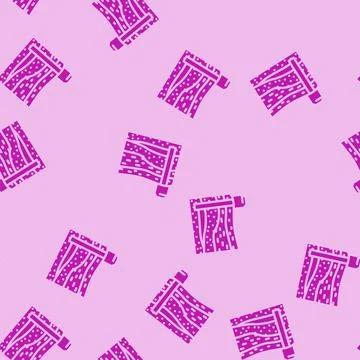 Extraction process mining glyph vector seamless pattern Stock Illustration