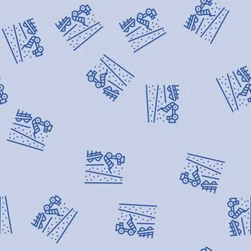 Extraction process mining line seamless pattern Illustrazione stock